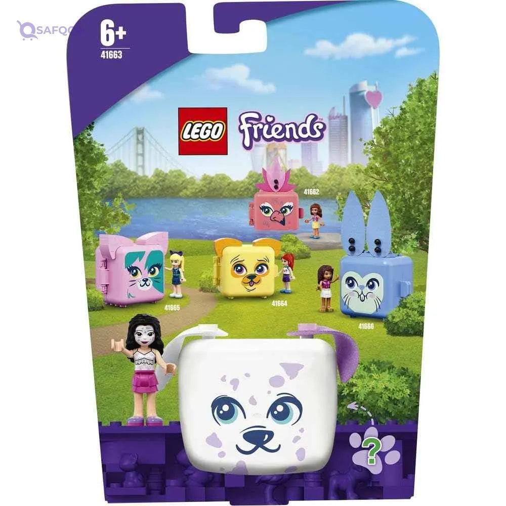 LEGO Friends Emma’s Dalmatian Cube 41663 Building Kit (41 Pieces) - Safqqa