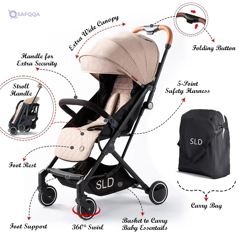 Teknum SLD Stroller Elite Diaper Bag Bundle,Includes a spacious and organized diaper bag - Safqqa