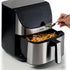 Ariete 4628 AIRY FRYER Metal Air Fryer with Large 7L basket & 12 pre-set programs, Suitable for fried fish, meat, croquettes, chips and breaded foods - Safqqa