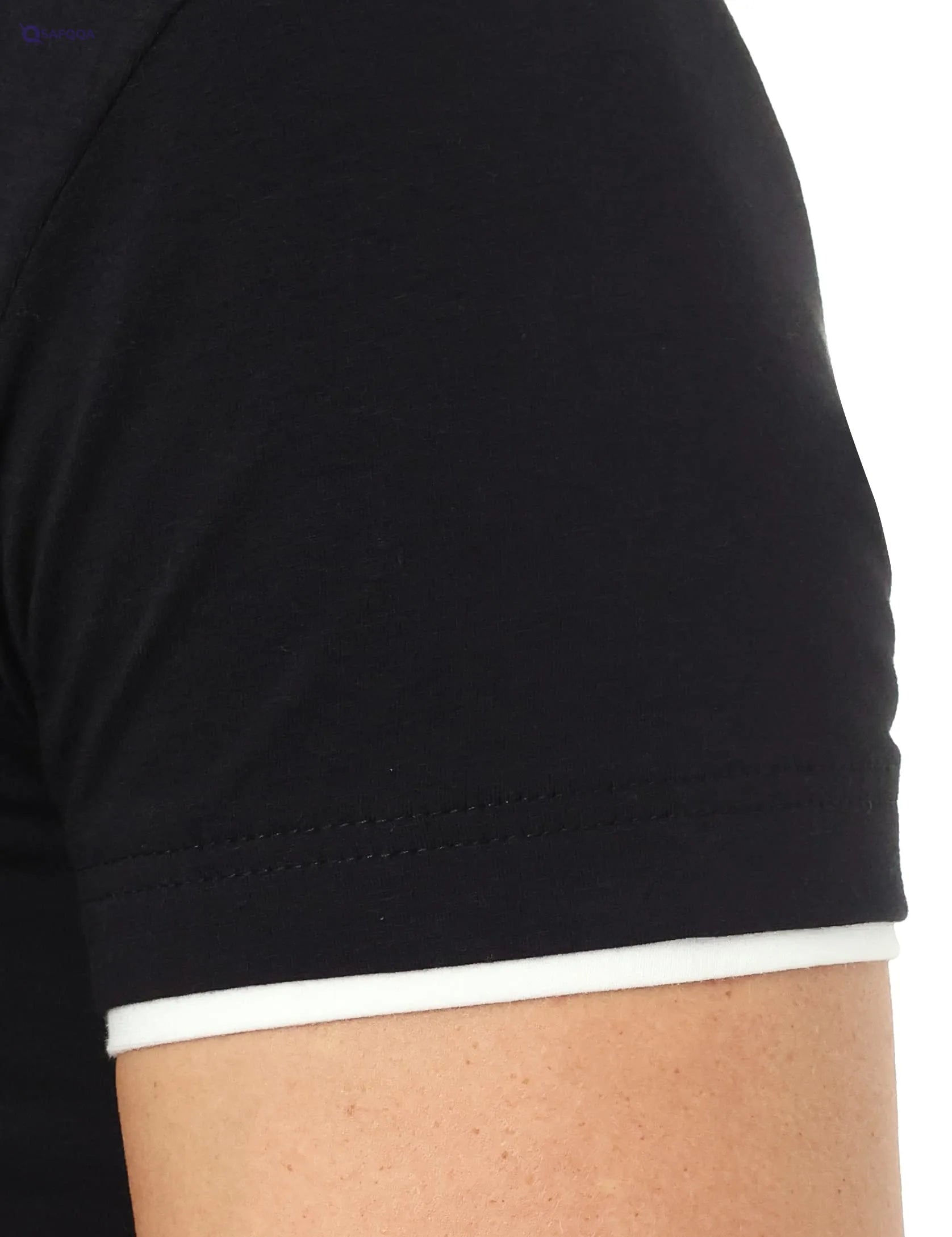 Hero Basic Men’s Set – 3 Double V-Neck T-Shirts + Free Boxer (Pack of 4) - Safqqa