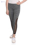 U Athleisure Side-Strip Sheer Panel Cropped Traning Tights for Women - Safqqa Egypt