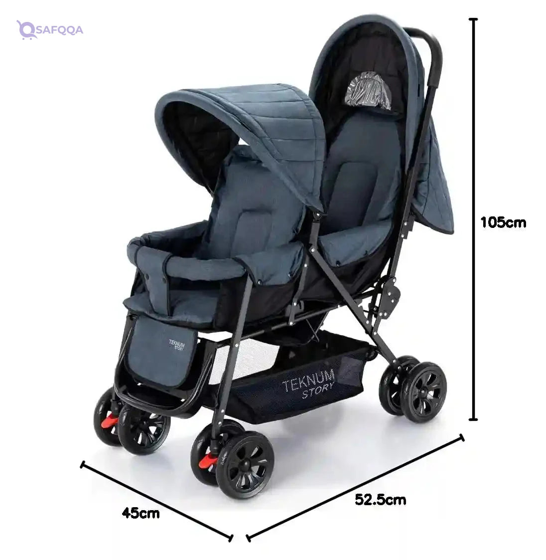 Teknum Double Baby Stroller - Safqqa Egypt