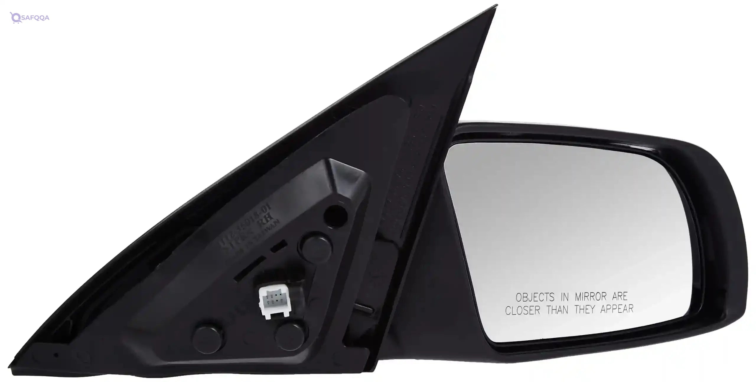 Fit System 68599N Passenger Side Mirror for Nissan Altima Sedan, Textured Black, PTM Cover, w/Turn Signal, Foldaway, Power - Safqqa