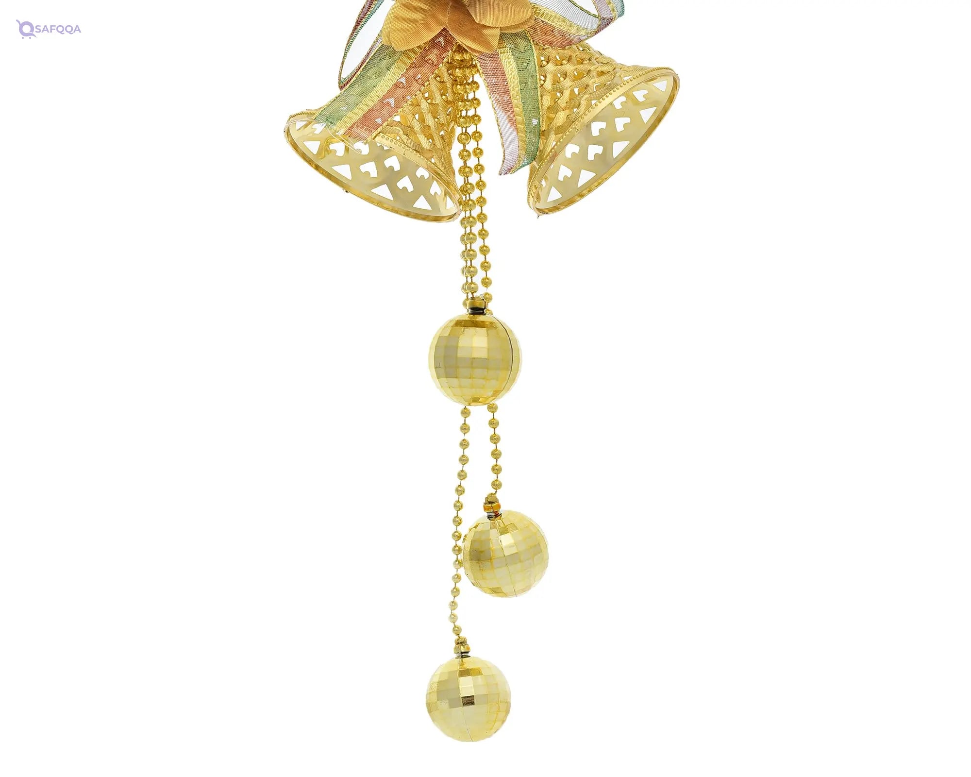Generic Plastic Christmas Tree Decoration With Modern Bells And Balls Design• Perfect for creating a joyful holiday atmosphere - Safqqa