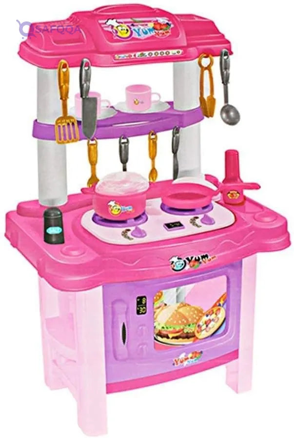 Happy Disney Frozen Mini table Kitchen Set Pretend Play For Kids - Safqqa