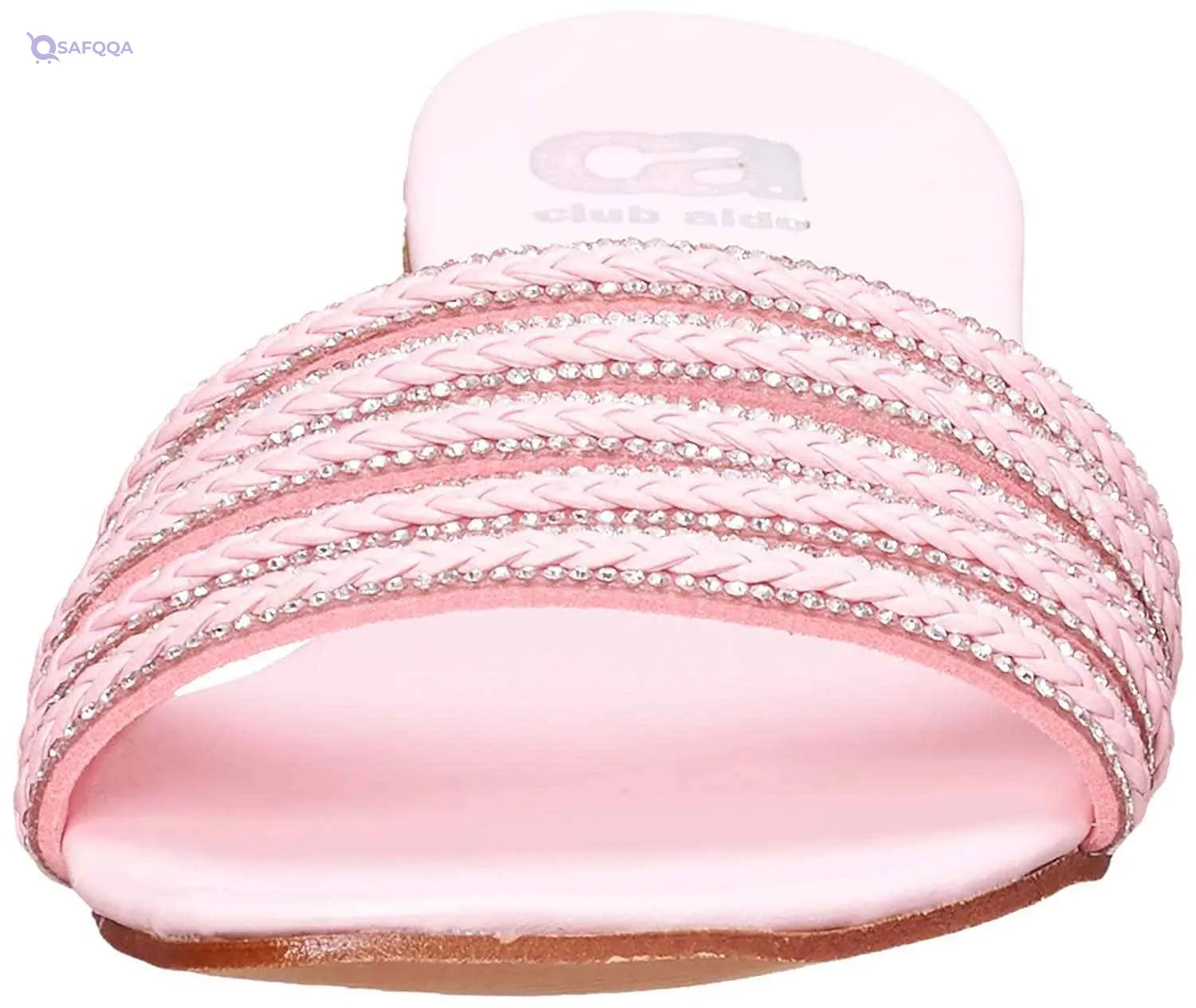 Club Aldo Round-Toe Braided Strap Slide Slippers For Women - Safqqa Egypt