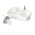 Snips Soap Storage Box for Sponges and Dispensers 26 x 11.5 x 14.5 cm -100% Recycled Plastic Made in Italy, White - Safqqa