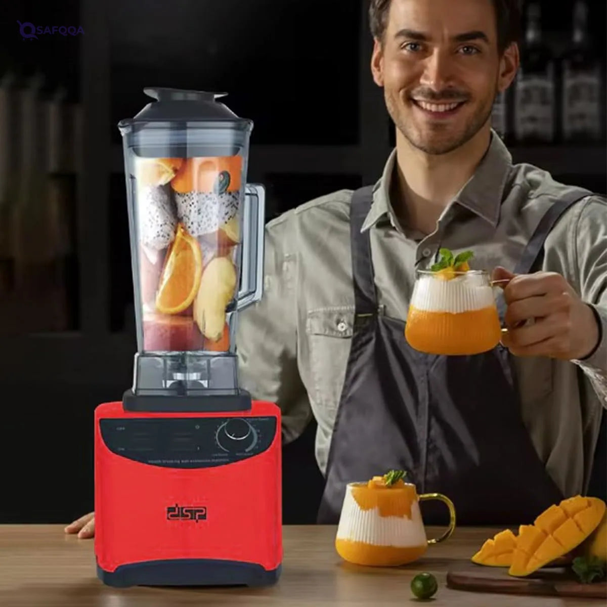 DSP Multifunction Blender 1800W – 2L, 15 Speeds - Safqqa