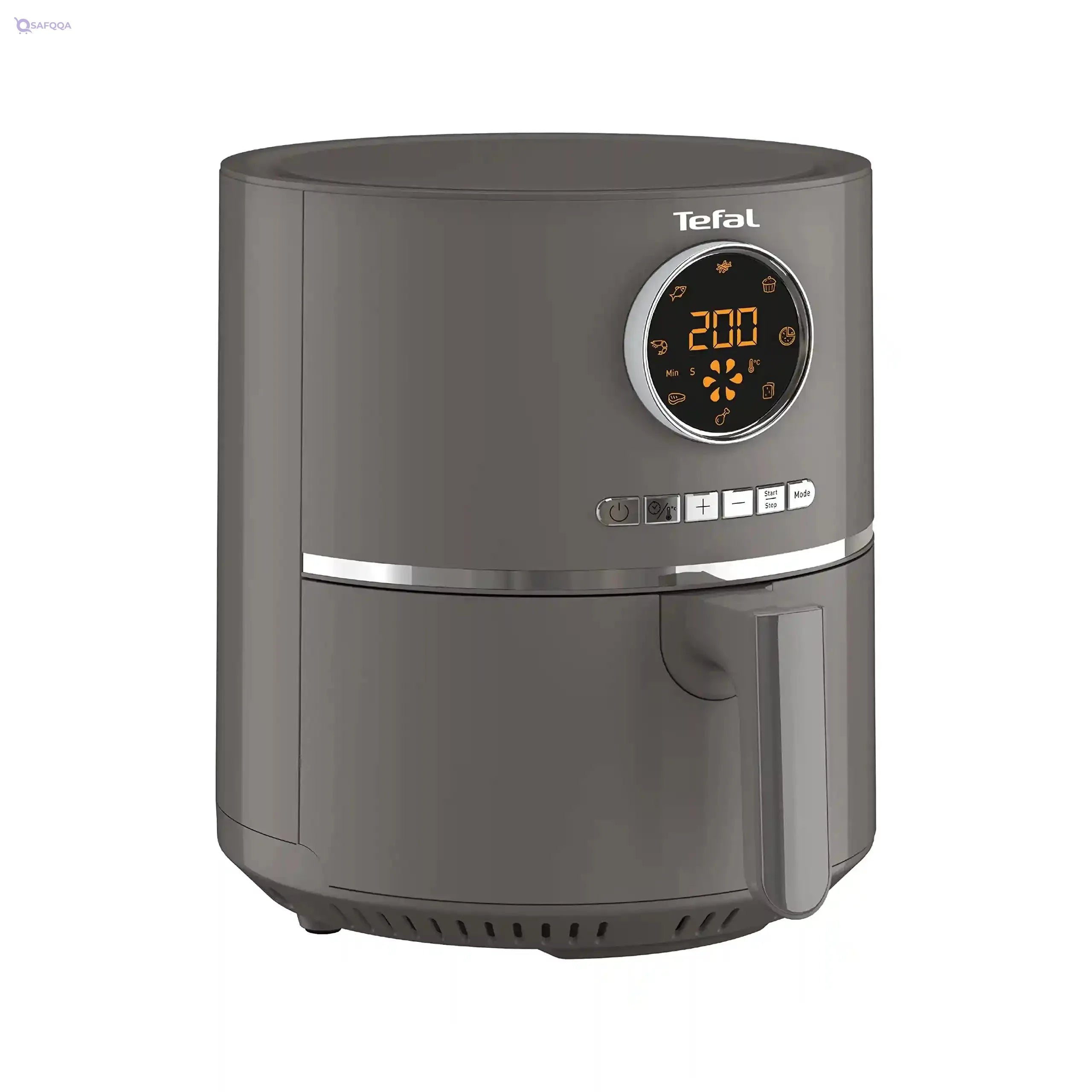 Tefal Ultra Fry Digital Air Fryer, 4.2 Liters, 8 Programs, Charcoal Grey - EY111B15 - Safqqa