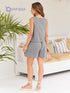 Automet Women’s 2 Piece Lounge Set Linen Shorts and Crop Top - Safqqa
