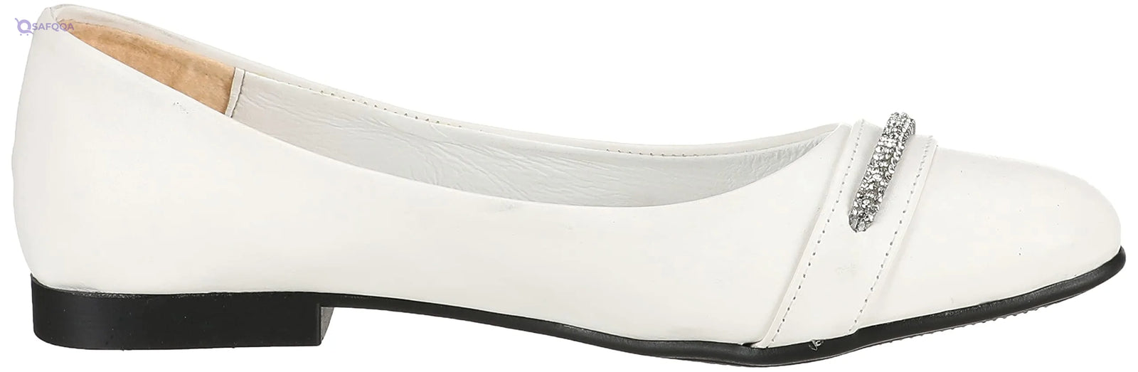 SWAY Shoes For Womens, White , Cushioned footbed for all-day comfort - Safqqa