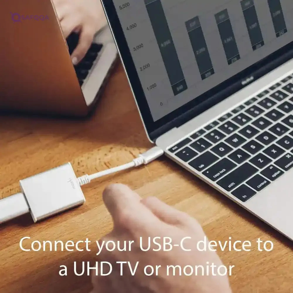 Moshi 99mo084202 usb-c to hdmi adapter - silver - Safqqa