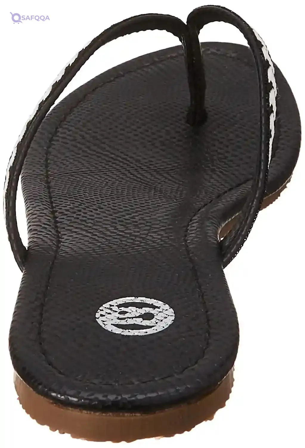 Club Aldo Embroidered Flat Flip Flops for Women - Safqqa Egypt