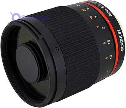 Rokinon 300M-FX-BK 300mm F6.3 Mirror Lens for Fuji X Mirrorless Interchangeable Lens Cameras , Black - Safqqa Egypt