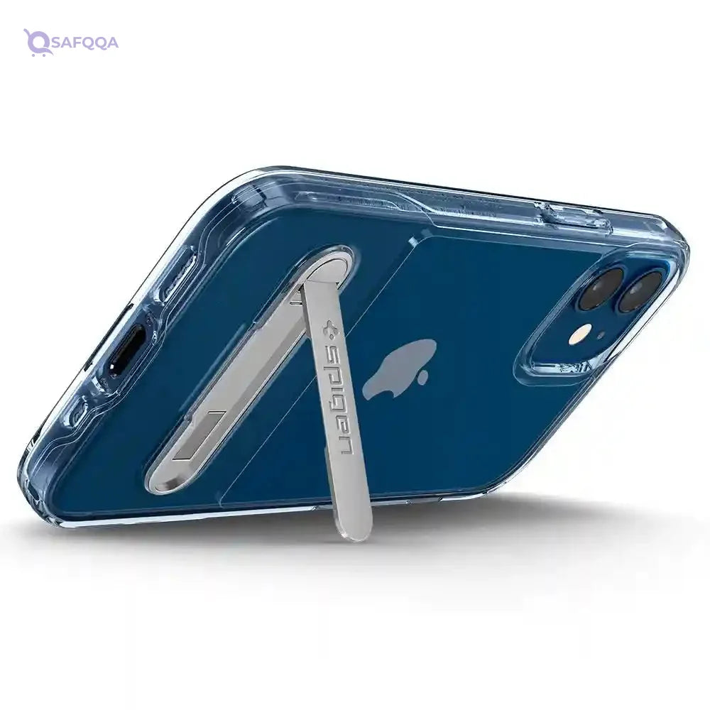 Spigen Slim Armor Essential S designed for iPhone 12 Mini case cover (5.4 inch) - Crystal Clear - Safqqa Egypt