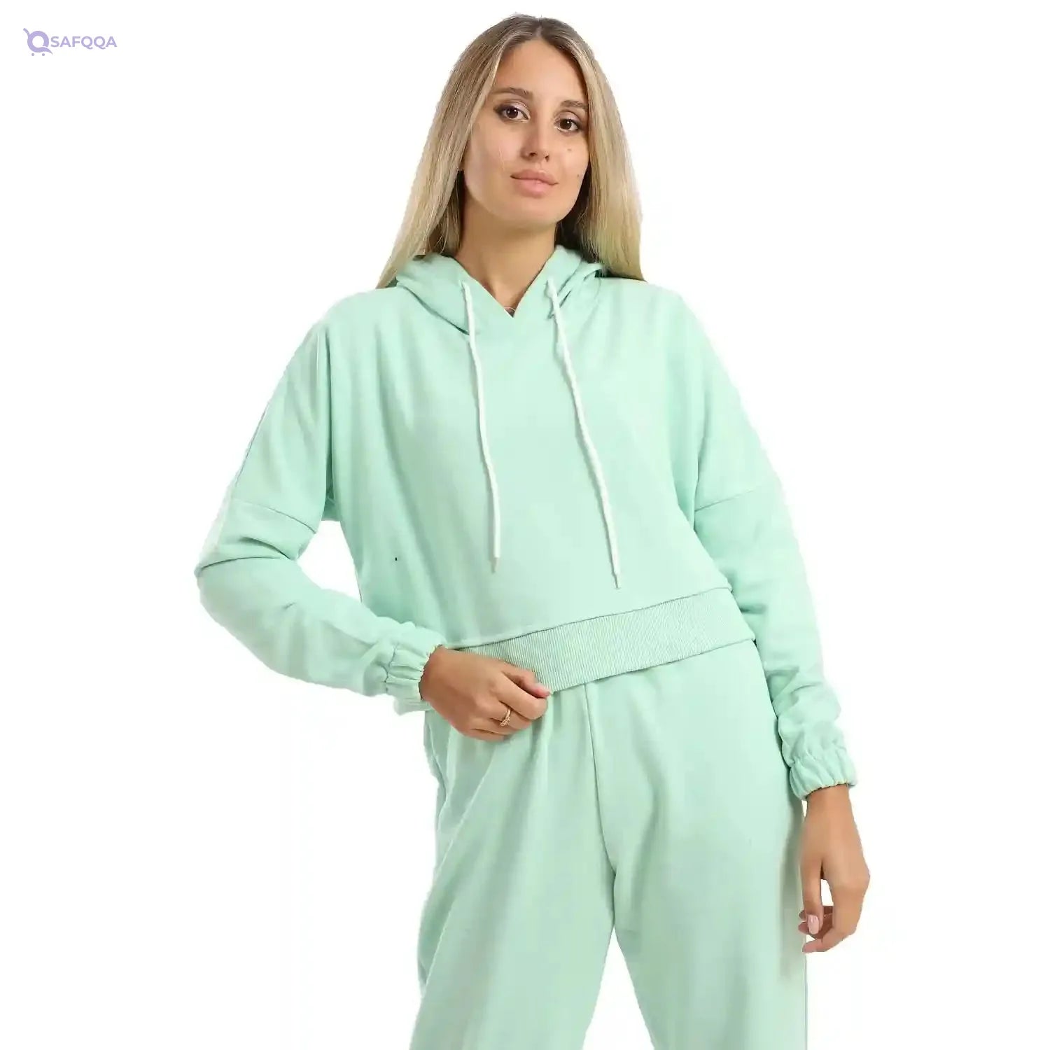 JAMILA Cropped Hoodie For Women,Lightweight, breathable, and gentle on the skin. - Safqqa