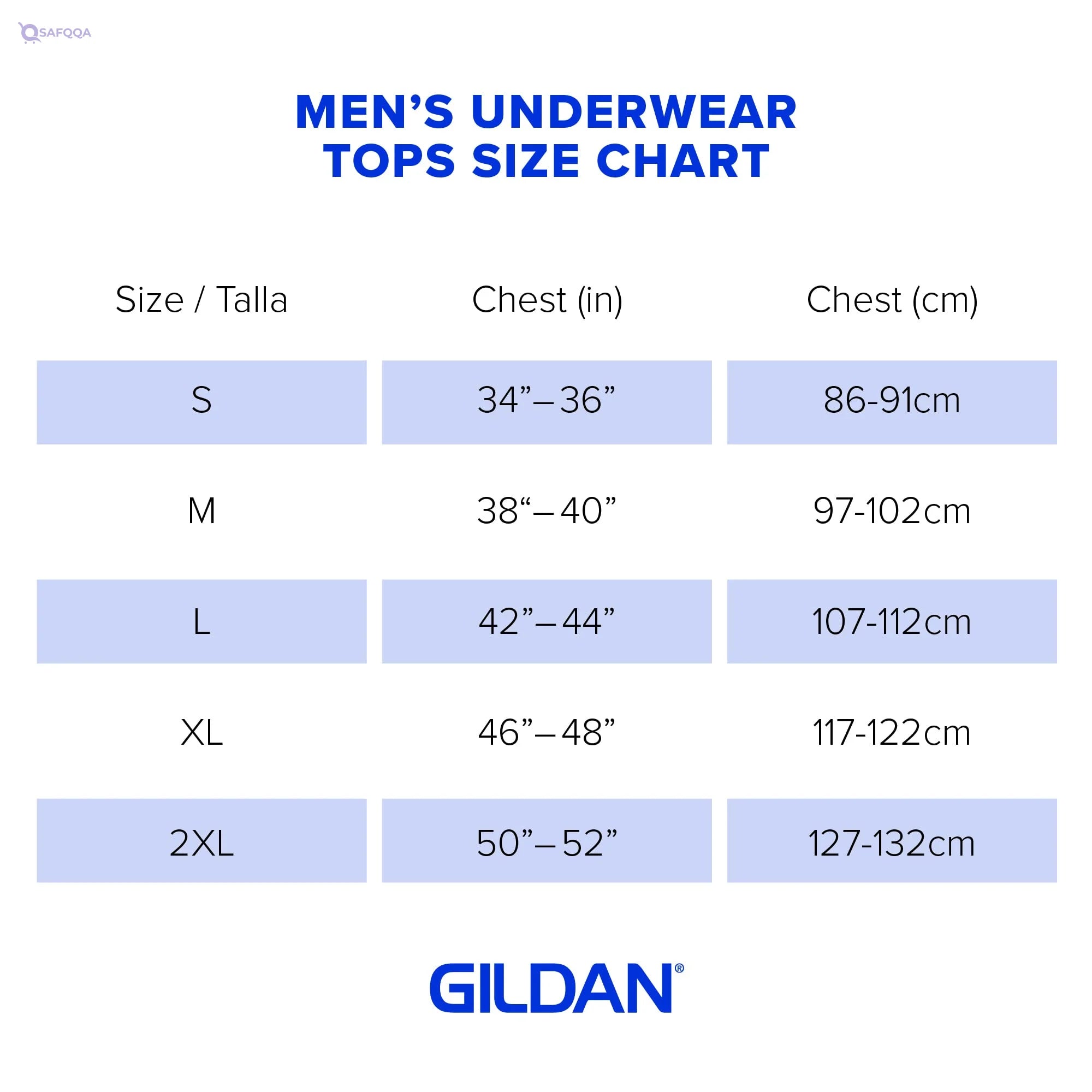 Gildan Men’s Crew T-Shirts Underwear - Safqqa