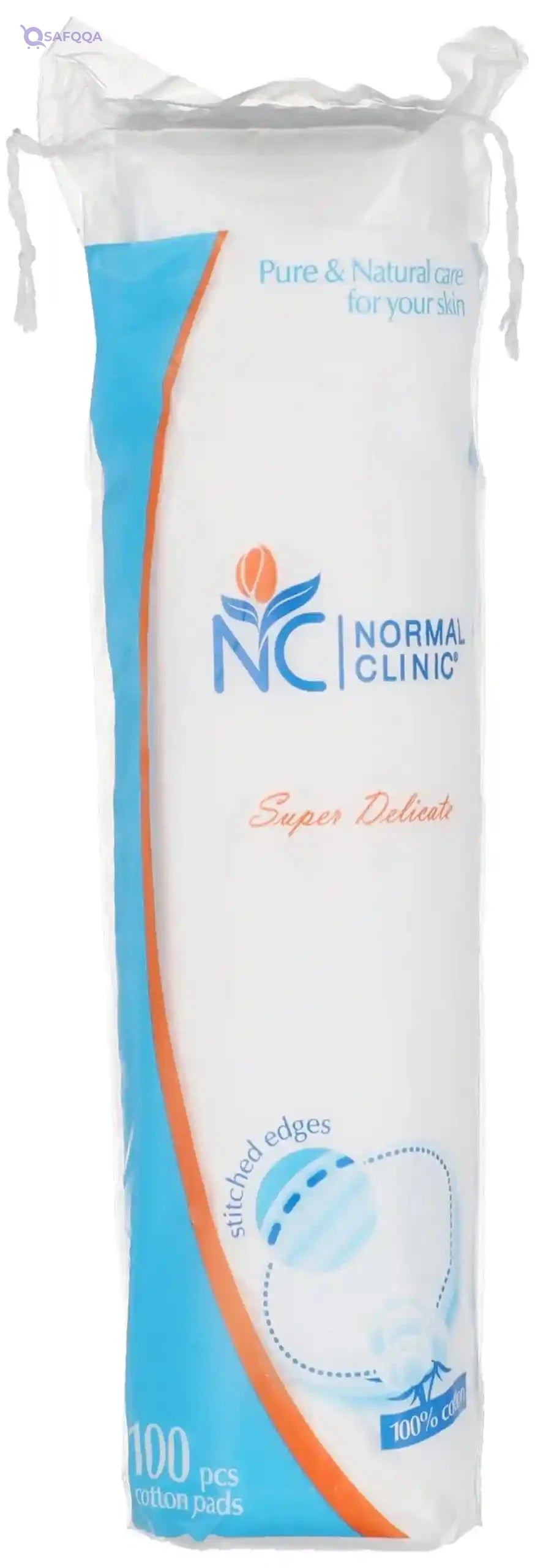 Normal Clinic Double Sided Cotton Pads – 100 Pieces - Safqqa