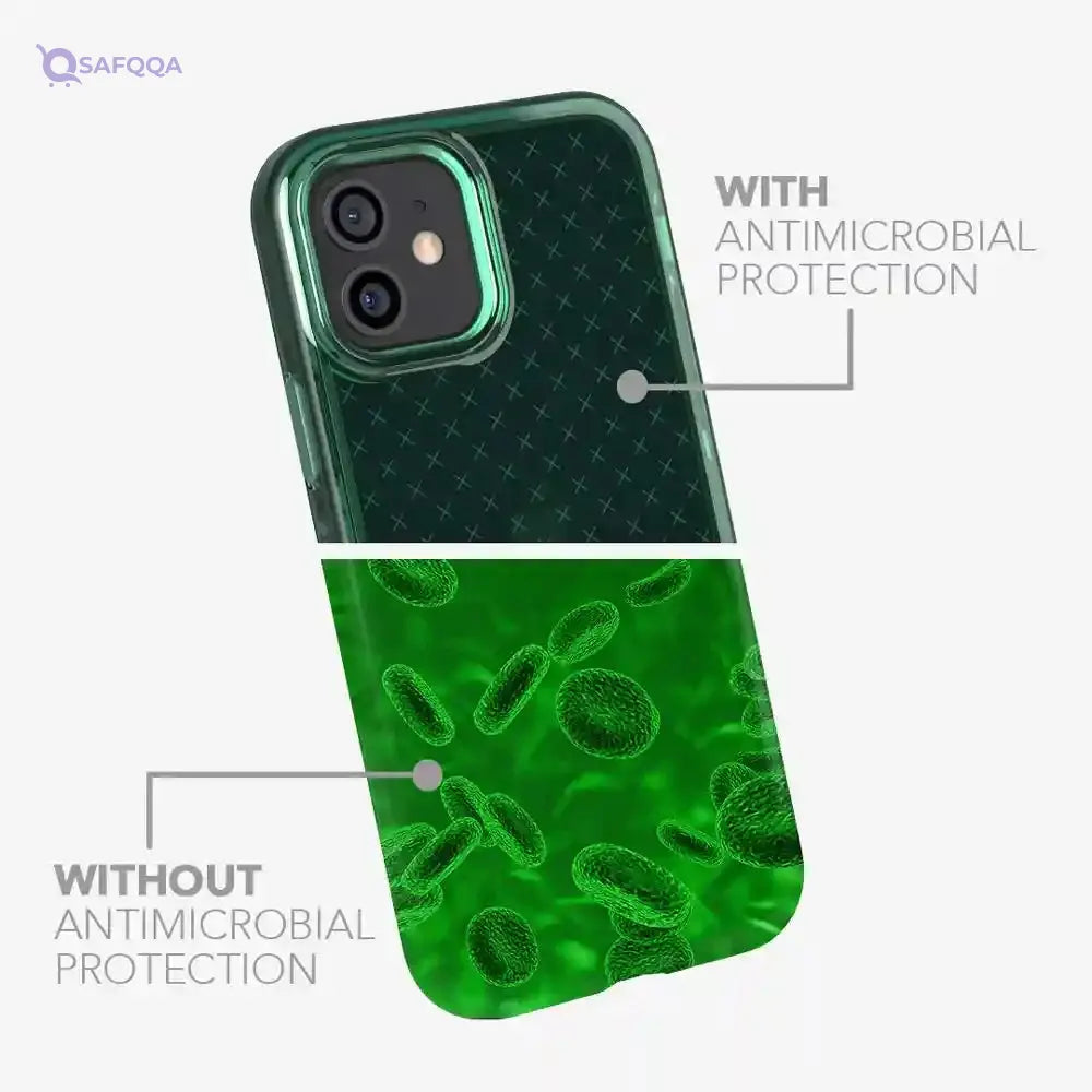 Tech21 Evo Check Anti-Microbial Case with 12ft Drop Protection for iPhone 12 & 12 Pro 5G - Safqqa