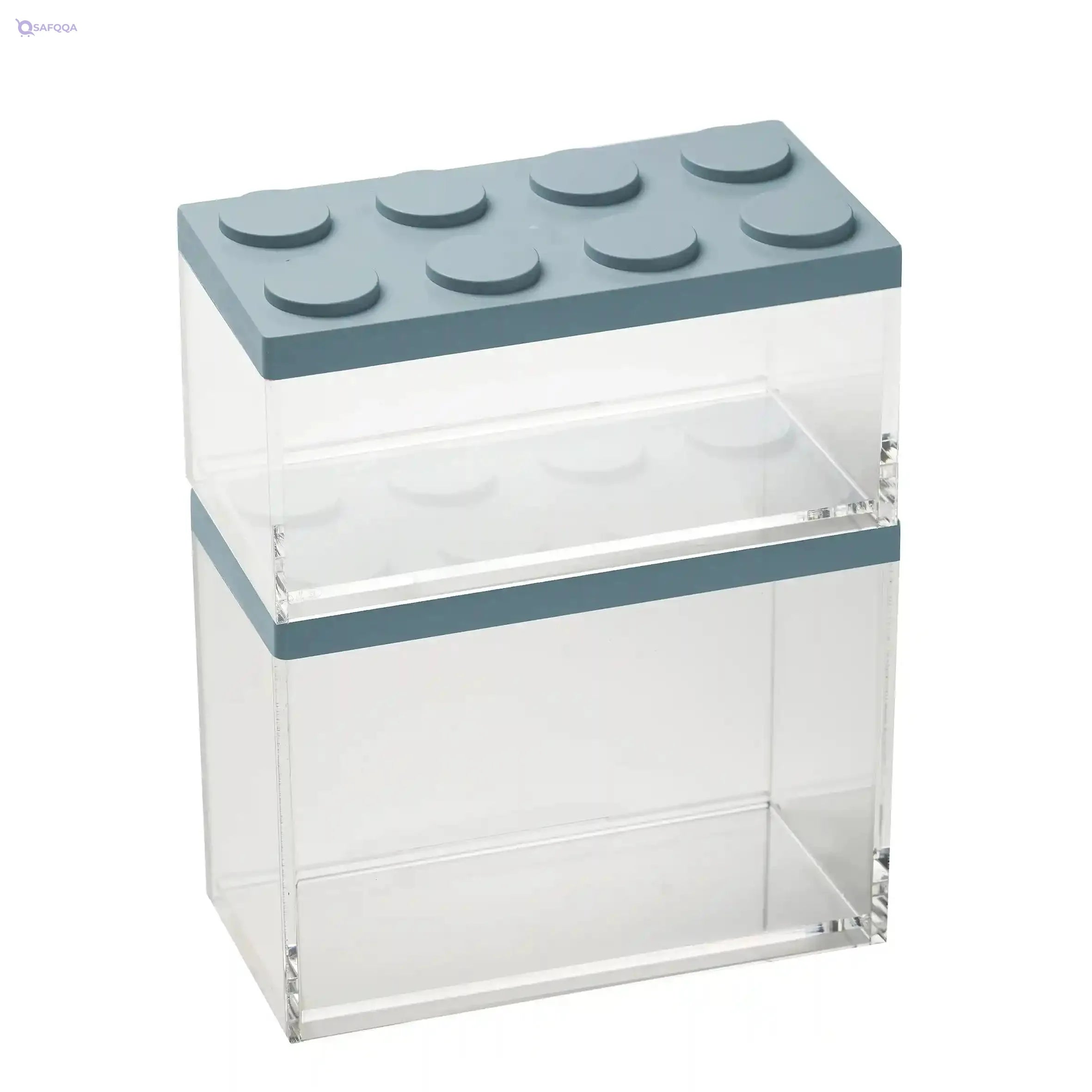 Omada Design Brickstore, Set of 2 Brick Containers of Different Sizes (1x 33.8 oz; 1x 50.7 oz) - Safqqa Egypt