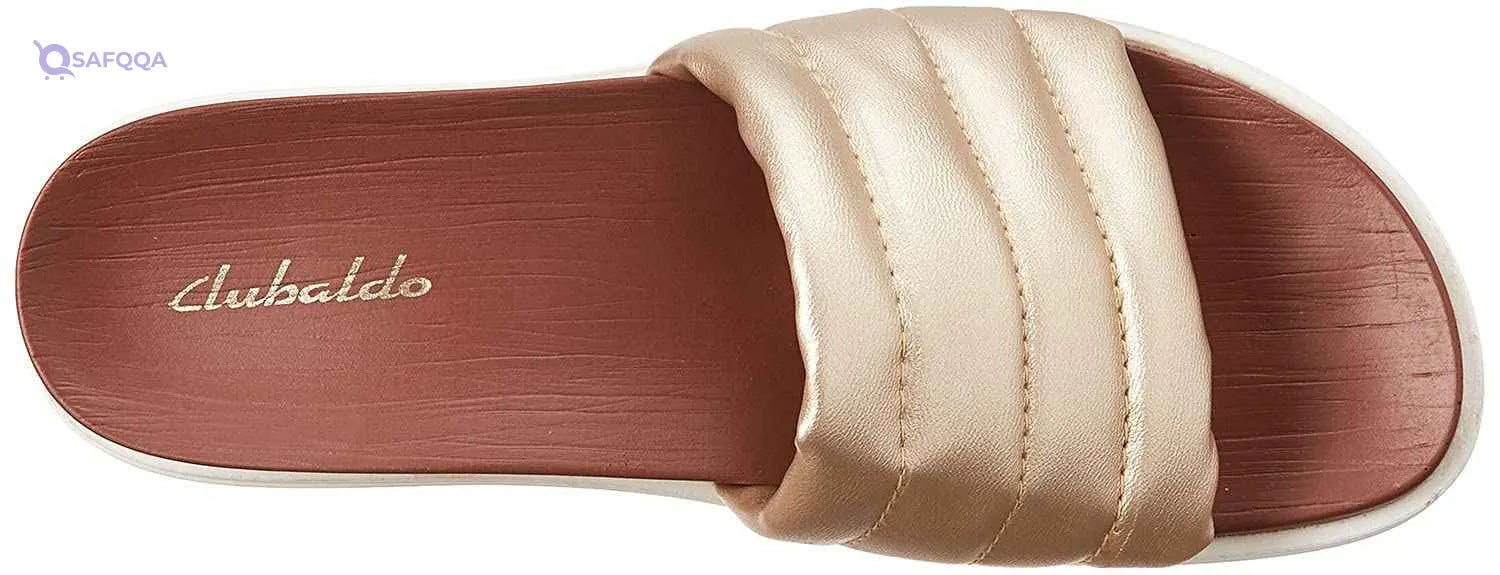 Club Aldo Quilted Round Toe Slides for Women - Safqqa Egypt