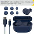 Jabra Elite 8 Active True Wireless Earbuds – Bluetooth Sports Earbuds with Secure in-Ear Fit for All-Day Comfort - Military Grade Durability, Active Noise Cancellation, Dolby Surround Sound - Navy - Safqqa