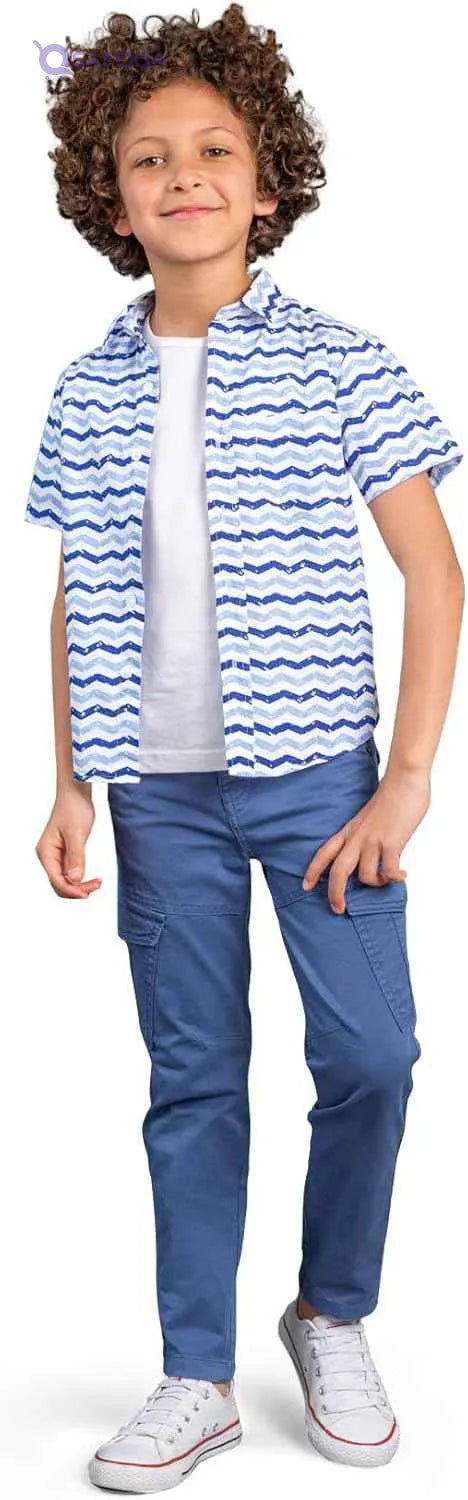 CONCRETE Boys' Printed Shirt - Safqqa Egypt