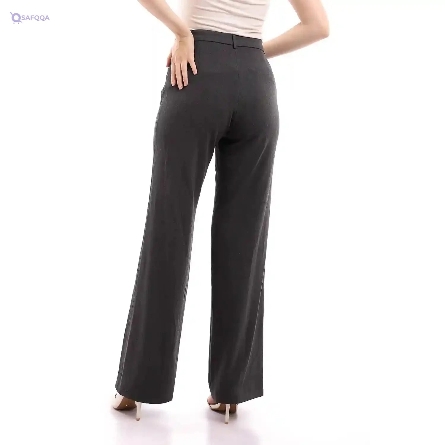 esla_HeatherGrey Comfy Classic Pants - Safqqa Egypt