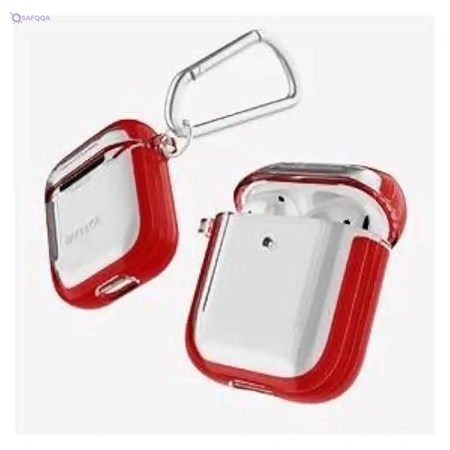 X-Doria Defense Trek Case for AirPods - White and Red - Safqqa Egypt