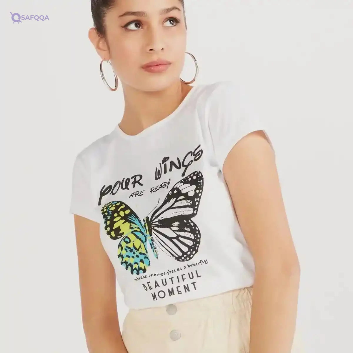 Splash Basic Tshirt For Women - Safqqa Egypt