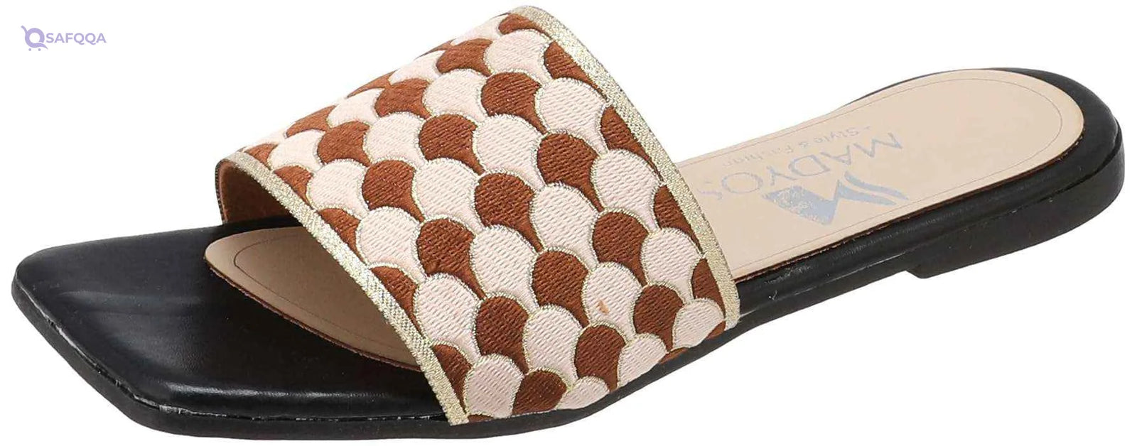 womens 714-MAD Flat Sandal - Safqqa Egypt