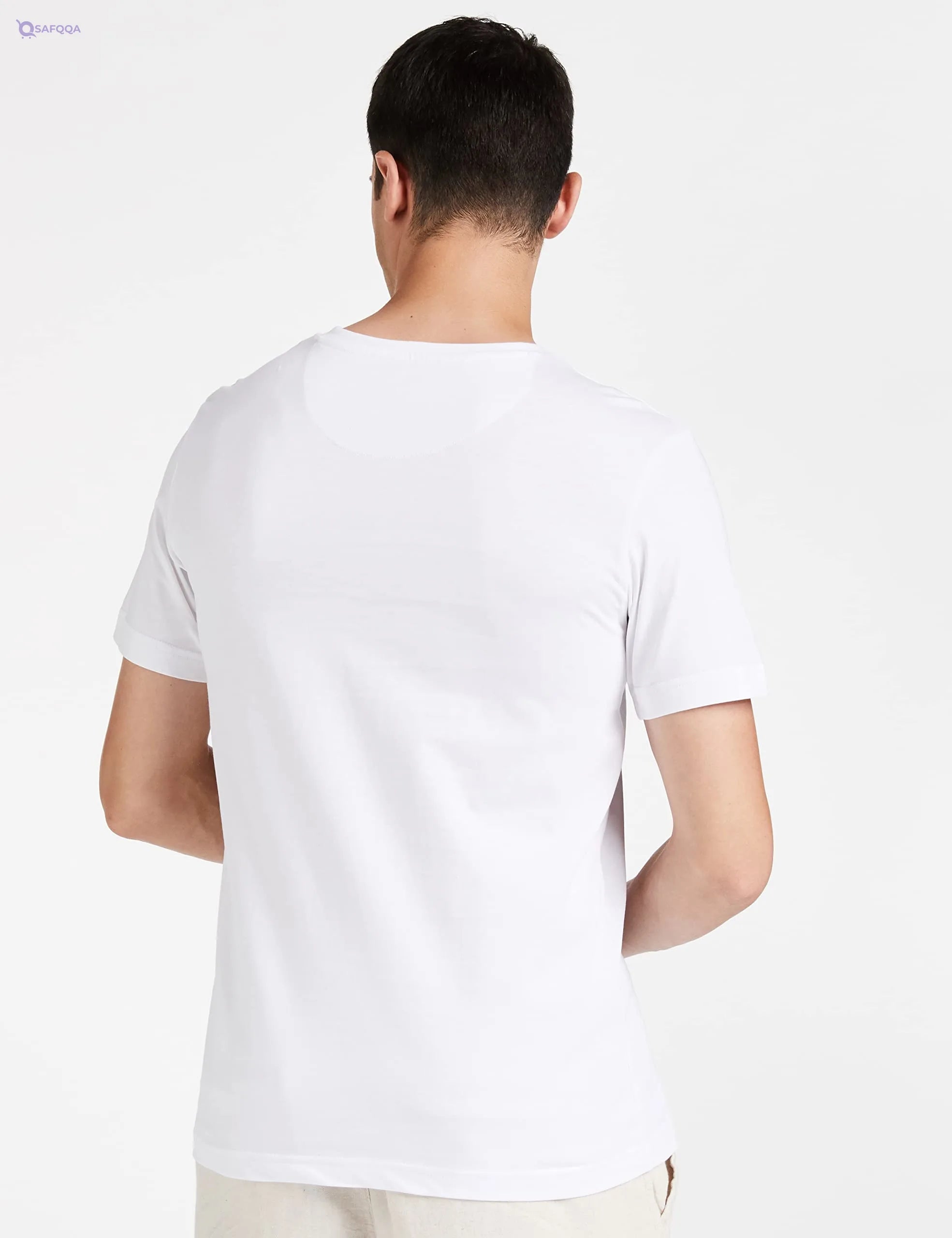 Symbol Men’s Solid Regular Fit T-Shirt – Classic & Comfortable - Safqqa