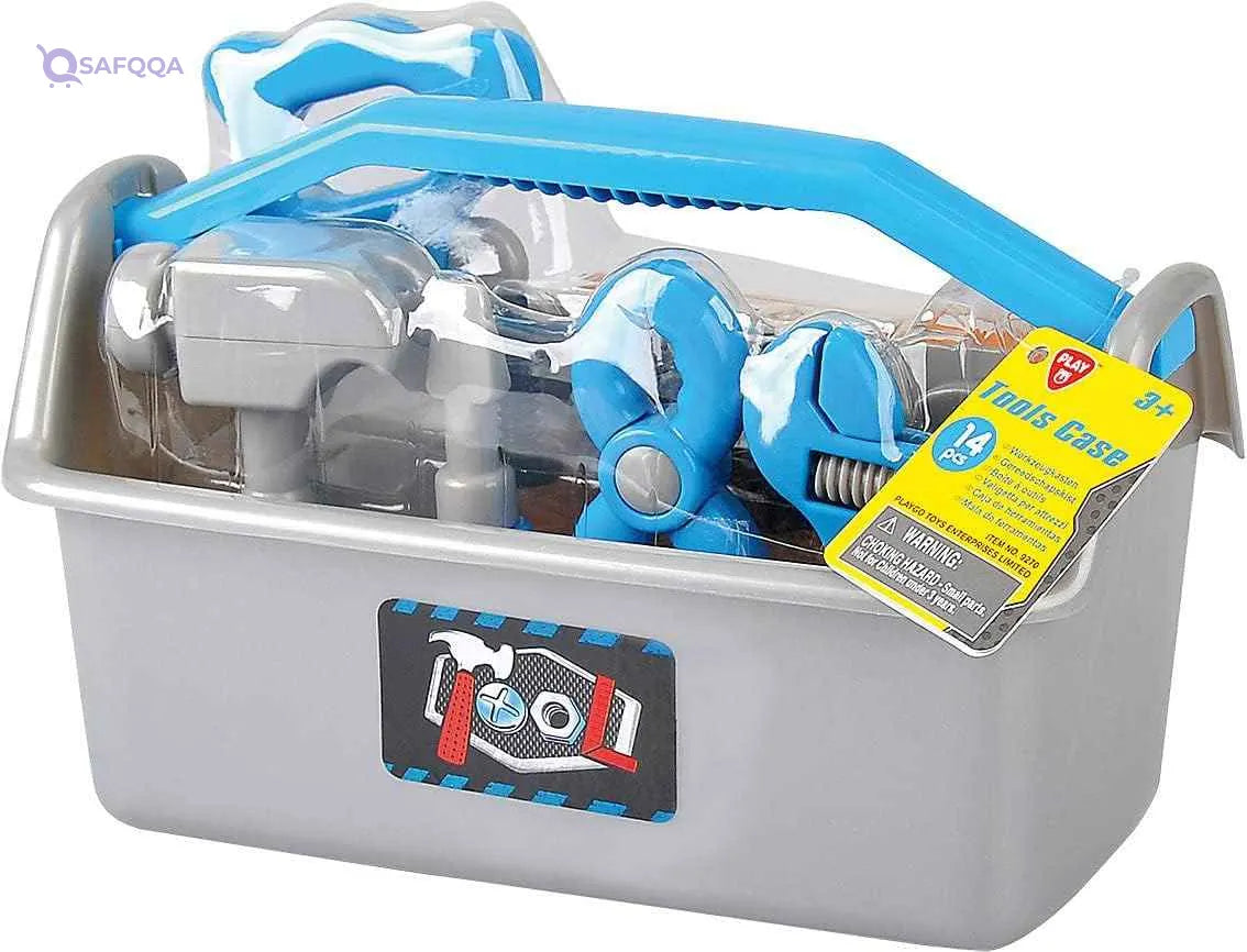 PlayGo Tool Case Toy - Blue and Grey - Safqqa Egypt