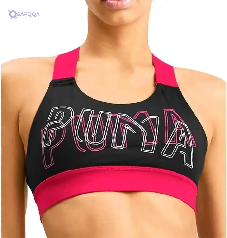 PUMA Women’s Feel It Bra M – Medium Support Sports Bra - Safqqa
