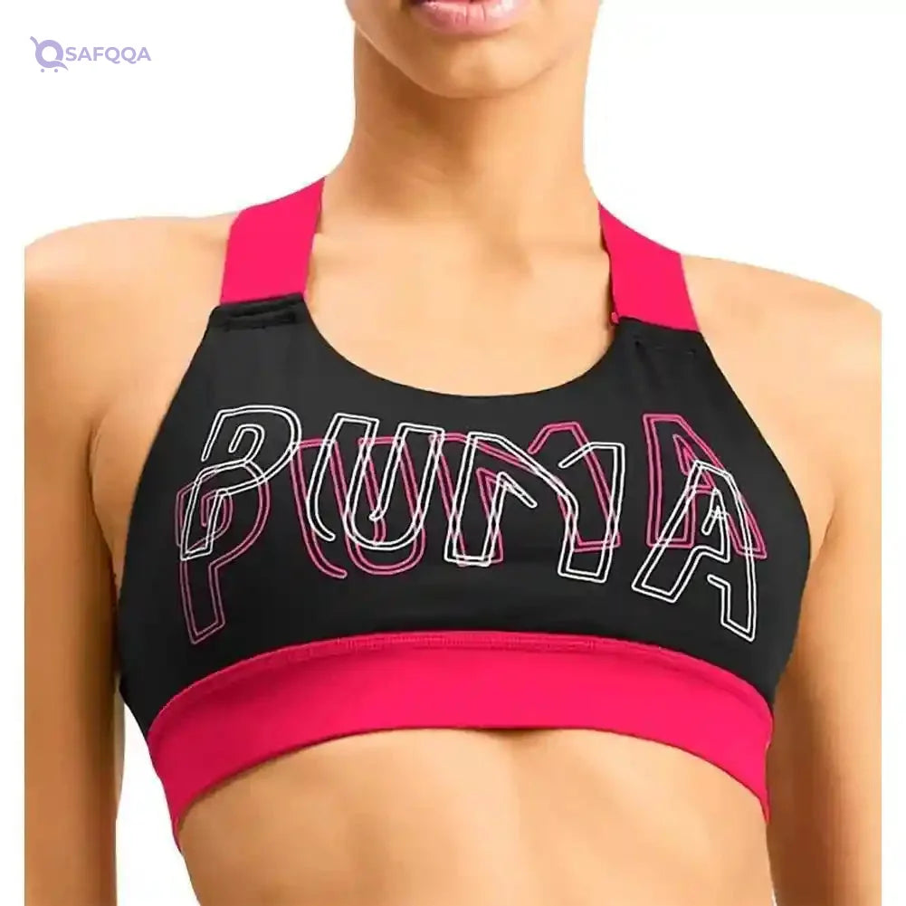 PUMA Women’s Feel It Bra M – Medium Support Sports Bra - Safqqa