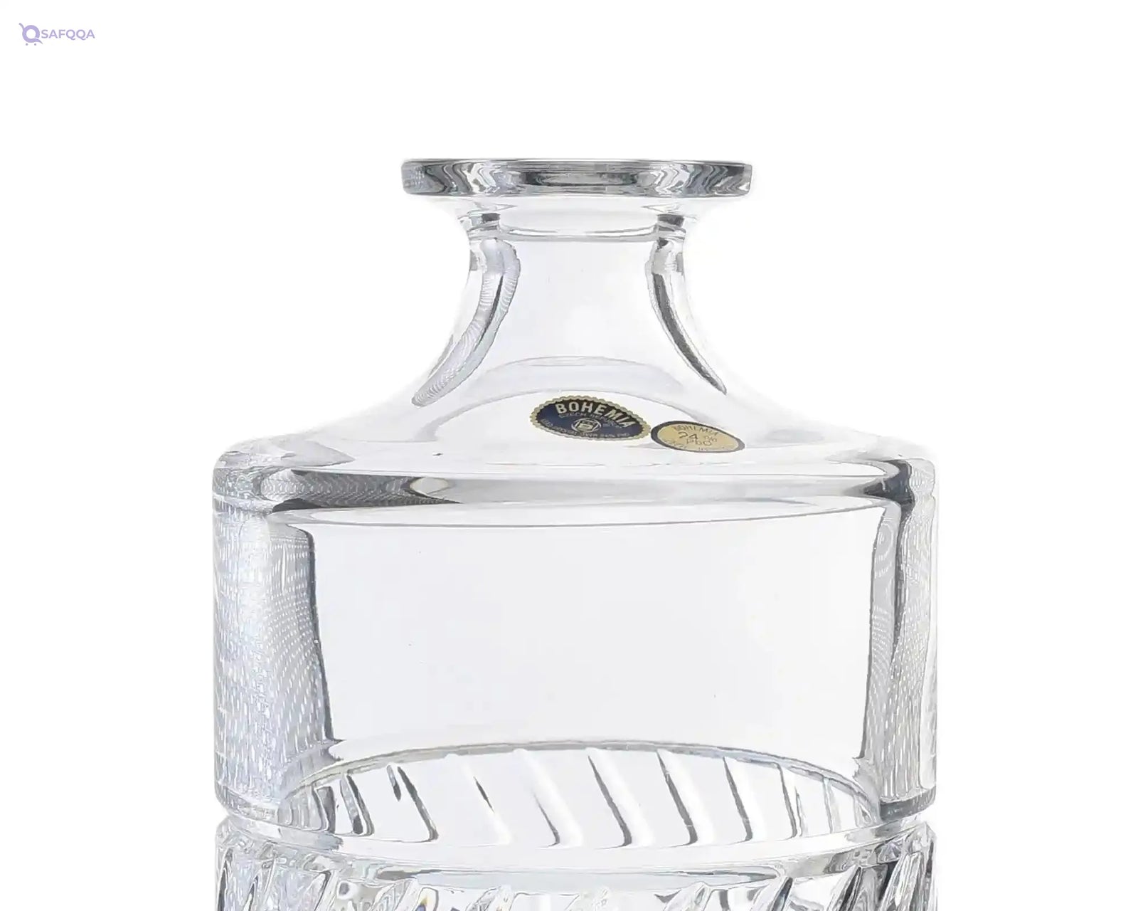 Bohimia Stone Matt Bottle, 700 ml Capacity, 32.8 cm x 10.2 cm x 9.8 cm Size, Clear - Safqqa