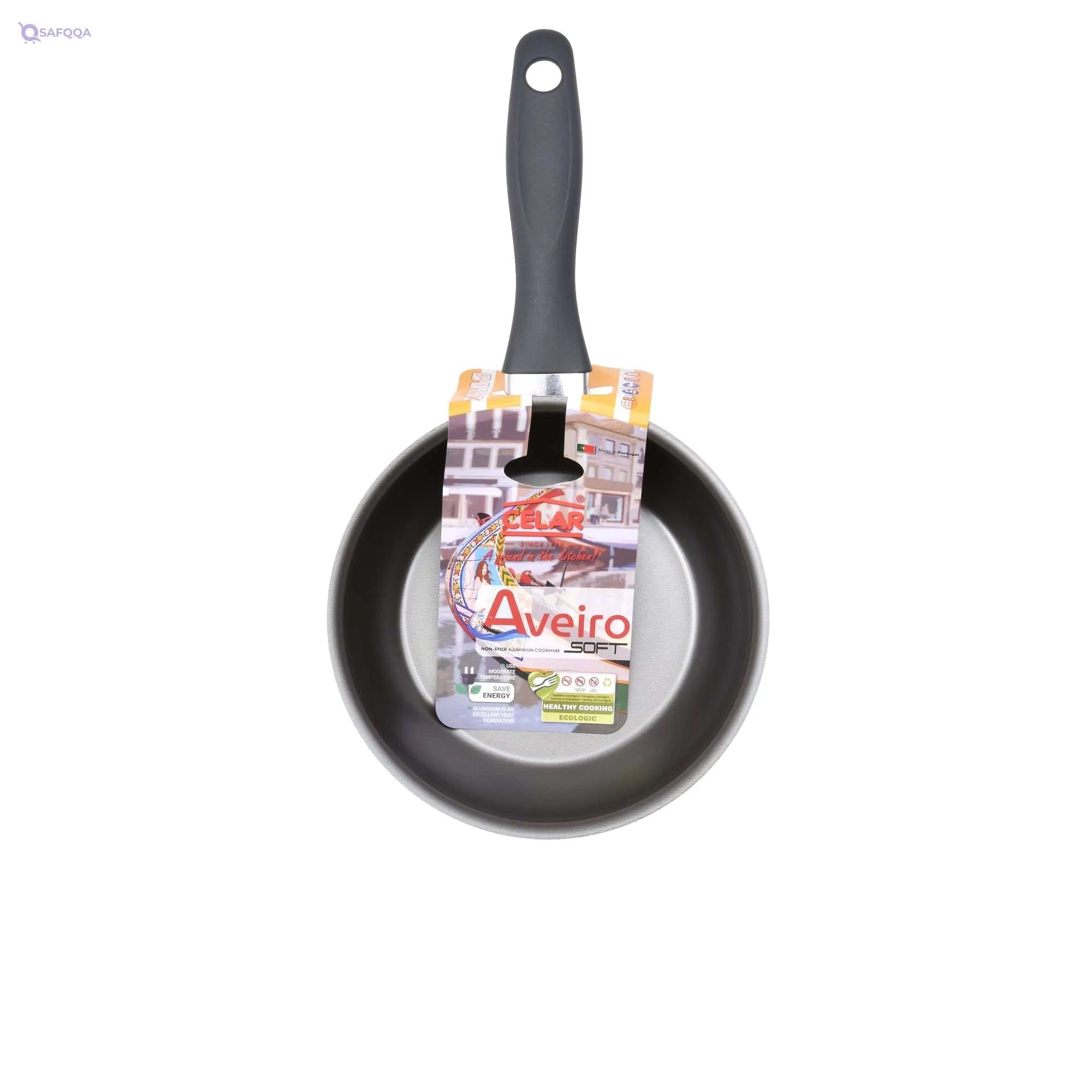 Celar Aluminium Frying pan with Lid Non-stick , 20 cm - Safqqa
