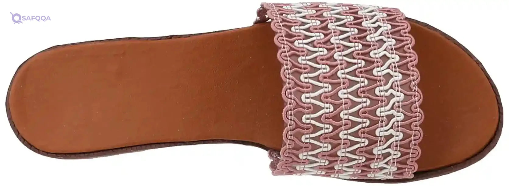 sway 1 c.m slippers,cotton lace fabric strap - Safqqa Egypt