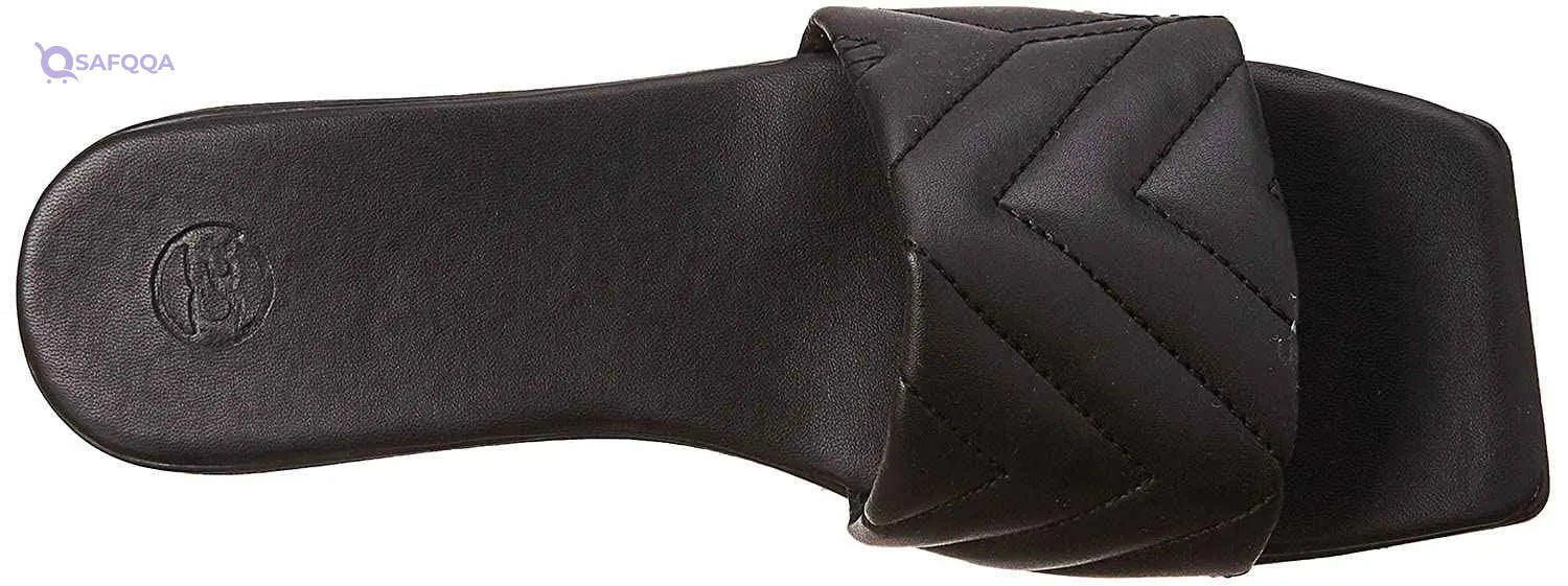 Club Aldo Quilted Square Toe Flat Slides for Women - Safqqa Egypt
