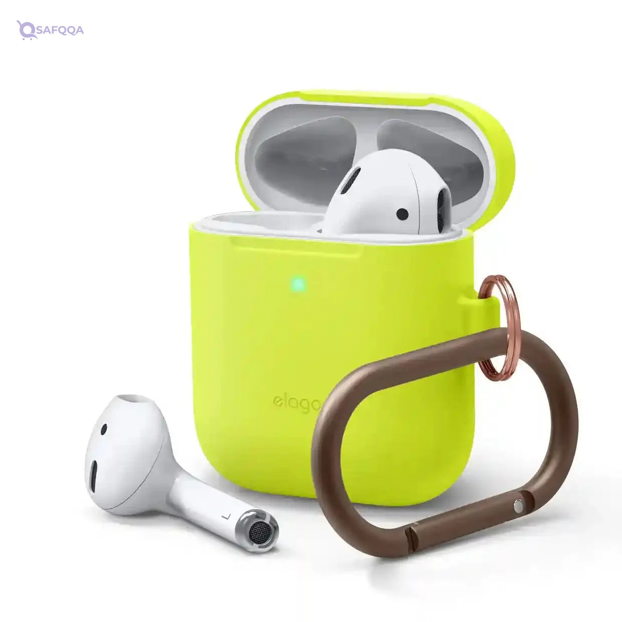 Elago Skinny Hang Case for Apple Airpods Neon Yellow - Safqqa Egypt