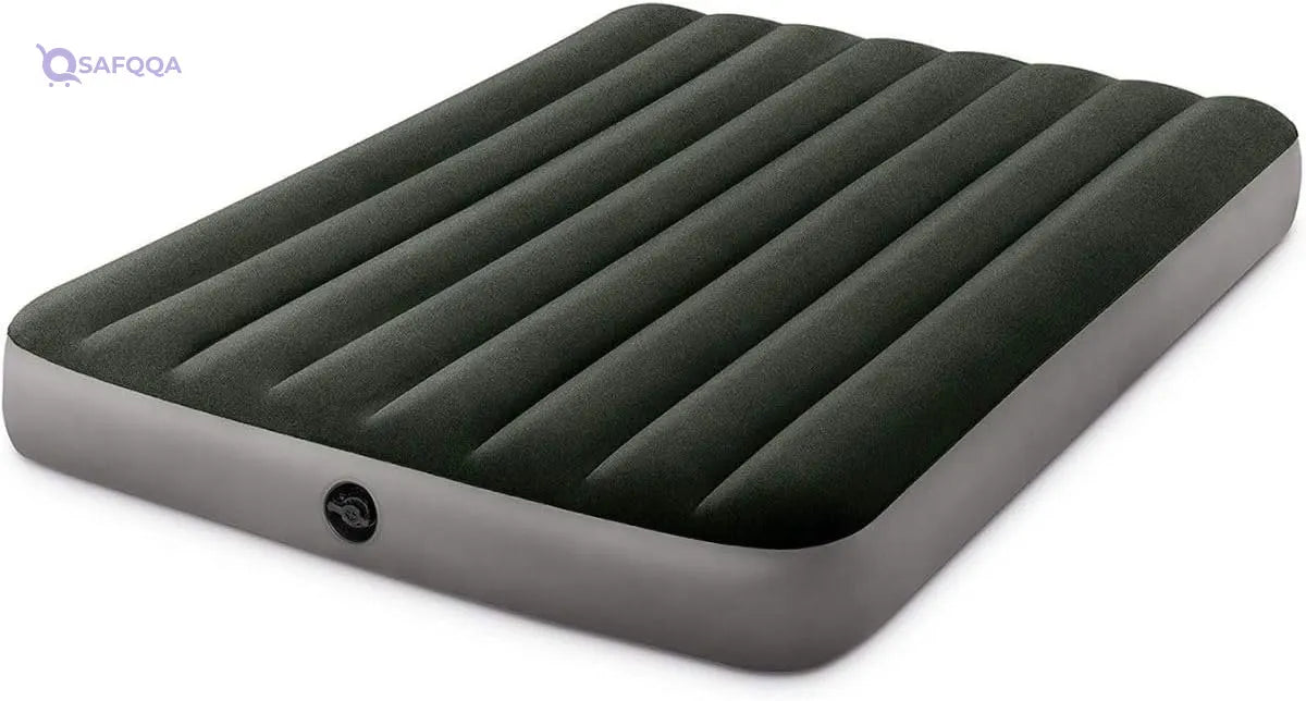 Intex Full Airbed with Built-in Battery Pump – Durable & Comfortable Inflatable Mattress for Indoor & Outdoor Use – Easy Inflation & Compact Storage - Safqqa