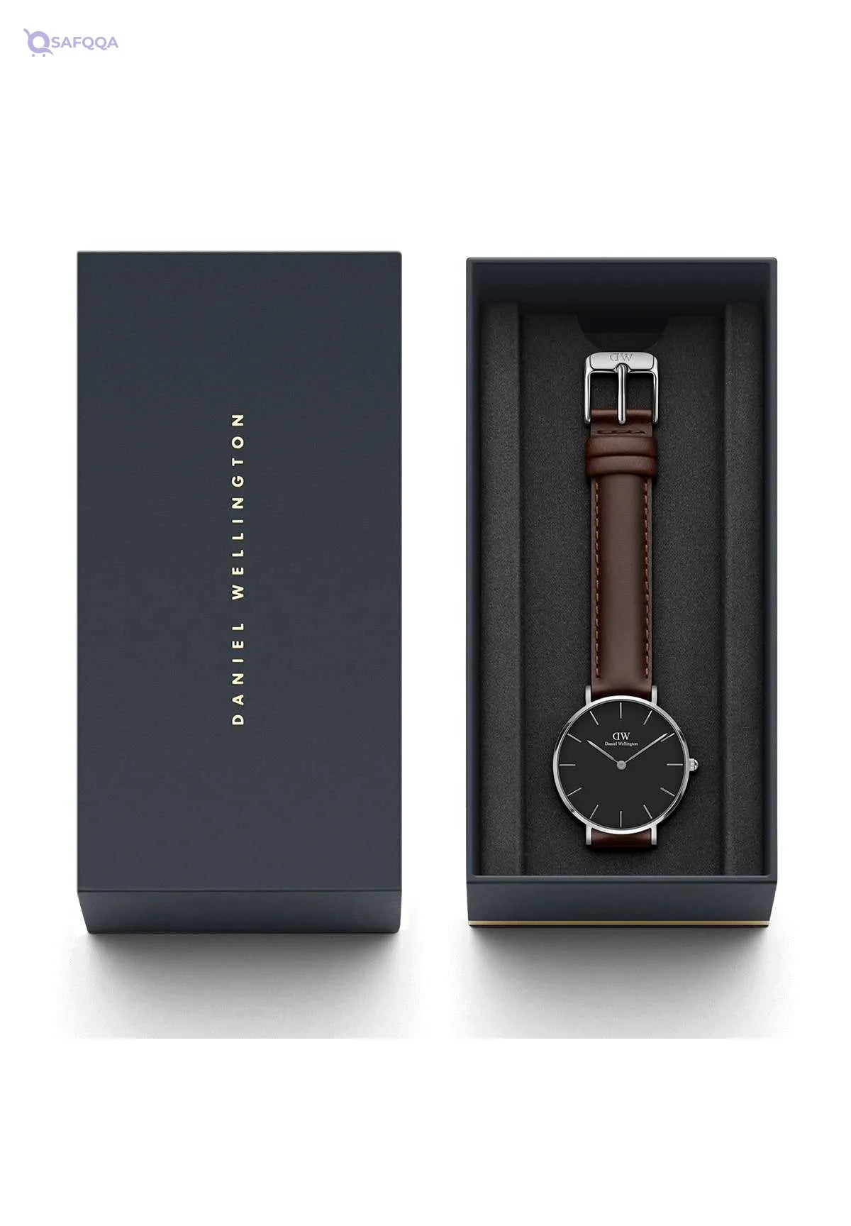 Daniel Wellington Watch Unisex , Japanese Quartz Movement, Analog Display,  Leather Strap-DW00100177 - Safqqa