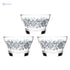 Dimlaj Glass Bowl Set, 3 Pieces - Safqqa