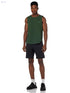 EDITORA 34 Cotton Round-Neck Chest-Logo Sleeveless T-Shirt For Men, - Safqqa