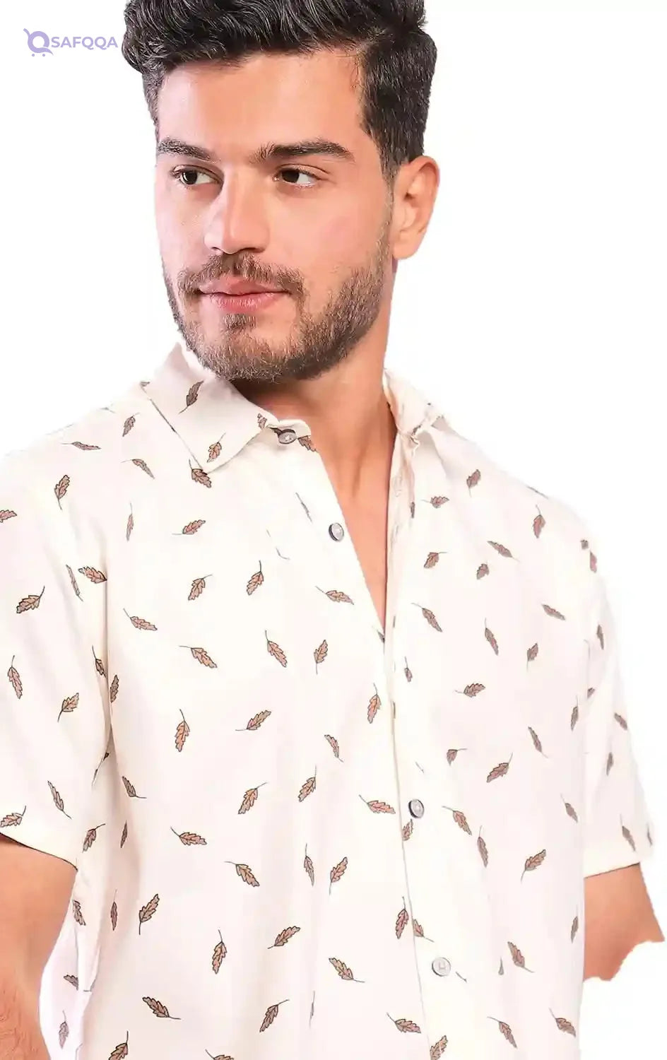 White Rabbit Men's Short Sleeve Shirt WR2077S22 - Safqqa Egypt