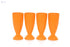 Mintra Home Unbreakable Cups and Tumblers 4pk (Bold Collection) (Saffron, Ice Cream Float Cup - 440ml (14oz)) - Safqqa