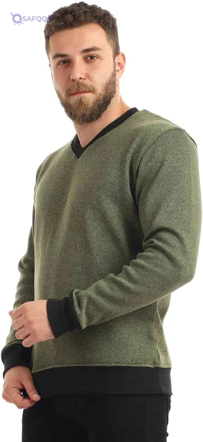 Offcliff Men's Crew Neck Long Sleeves Sweatshirt - Safqqa Egypt