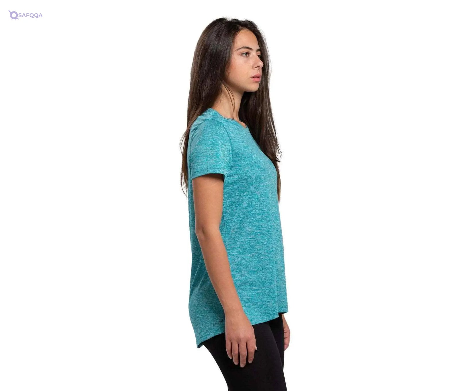 Magma Crew-Neck High-Low Regular-Fit T-Shirt for Women - Safqqa Egypt