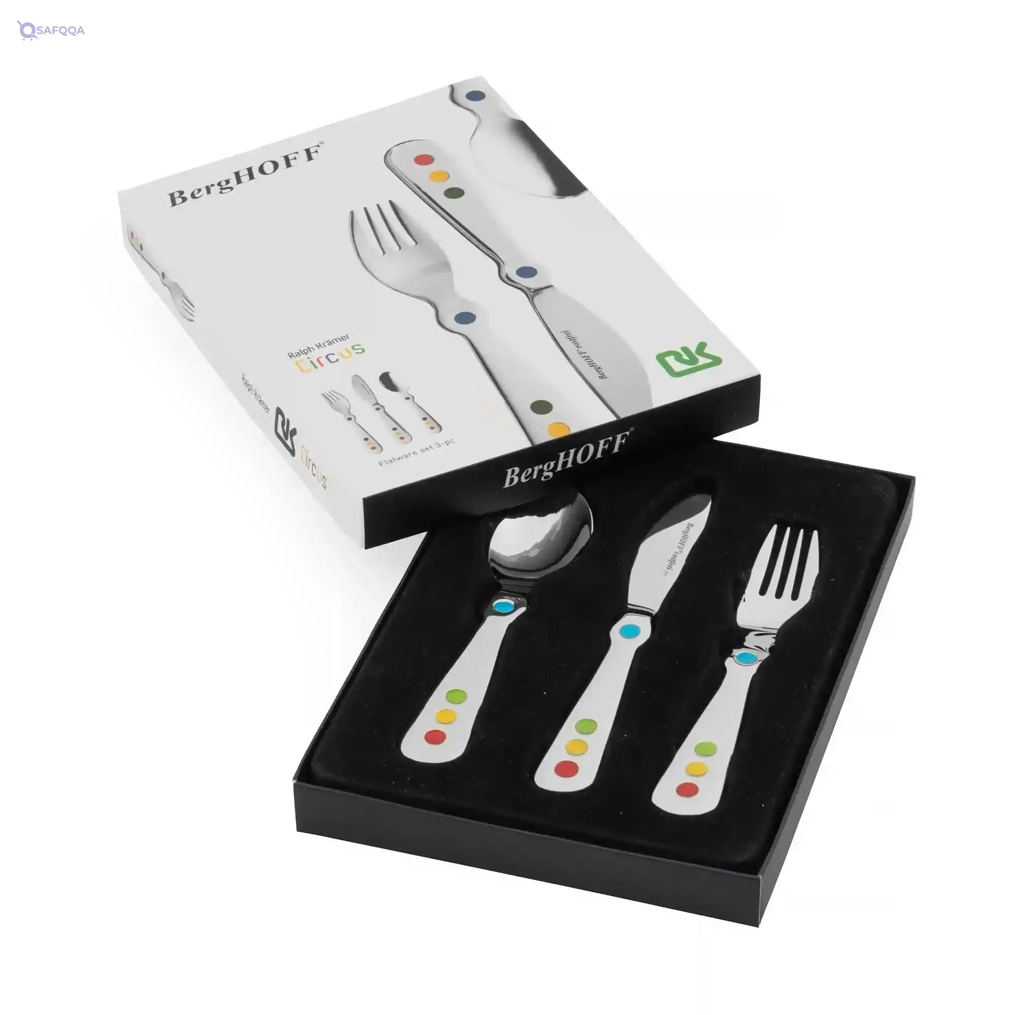 BergHOFF 3-Piece Flatware Set – Circus Collection - Safqqa