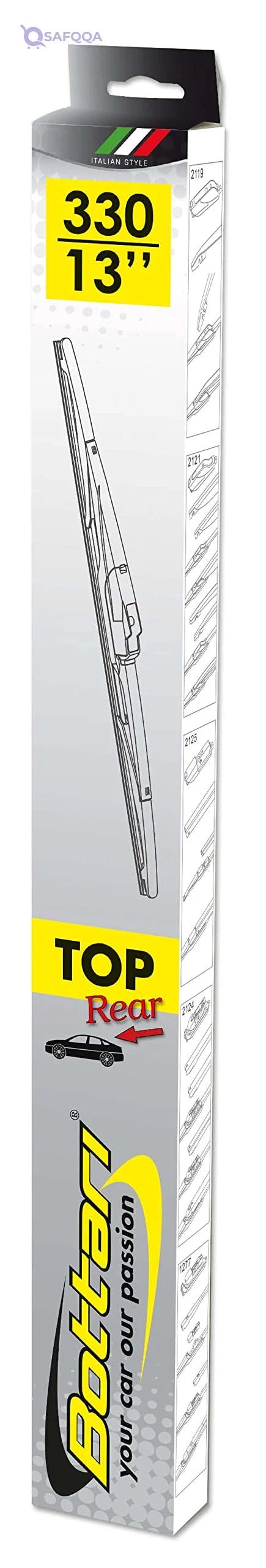 Bottari Top Single Rear Wiper Blade – 330mm - Safqqa